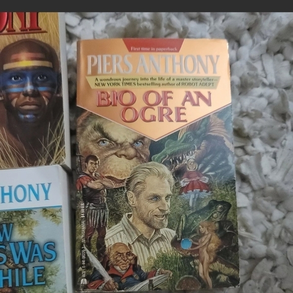 HOW PRECIOUS WAS THAT WHILE By Piers Anthony Bio of an Orge lot‎ of 5 - Picture 4 of 4